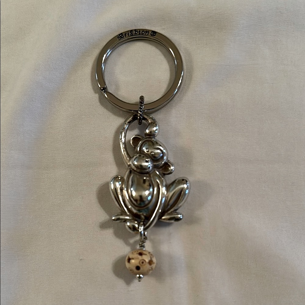 Brighton Silver Monkey Keychain